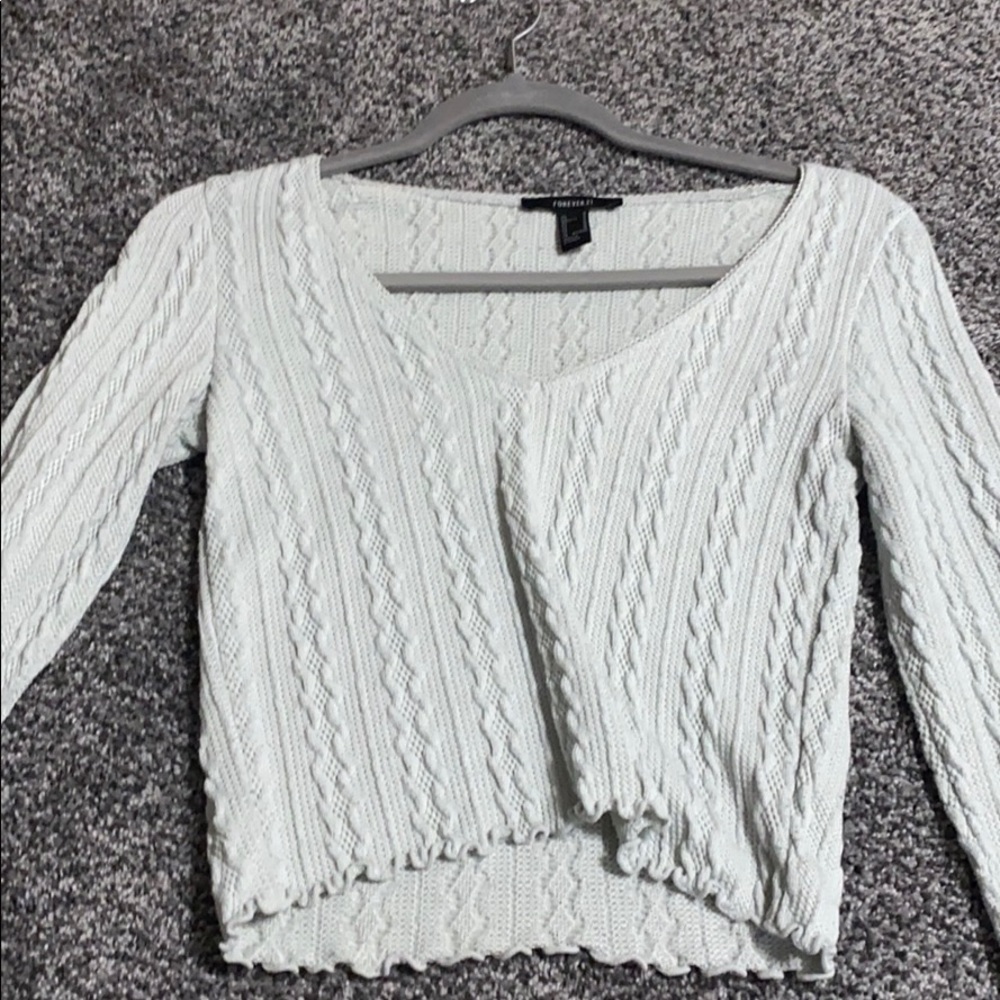 Greenish Blue Forever 21 Long Sleeve